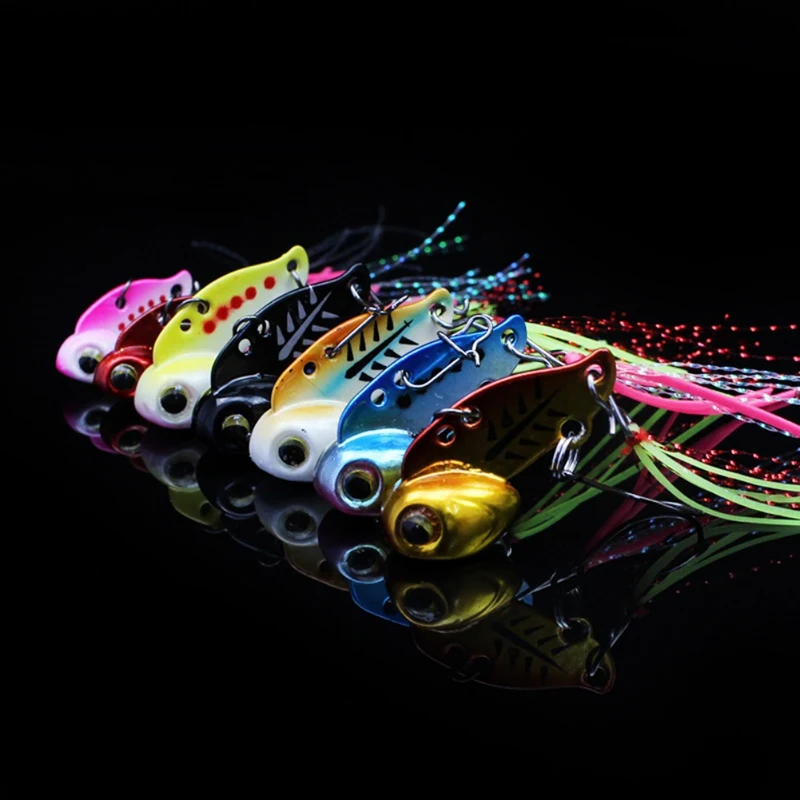 1 шт. металлическая блесна VIB вибрационная ложка приманка для рыбалки с крючком