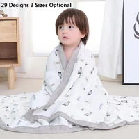 4 and 6 layers baby blanket swaddling boys girl kids children bamboo cotton muslin blanket for newborn baby receiving blankets