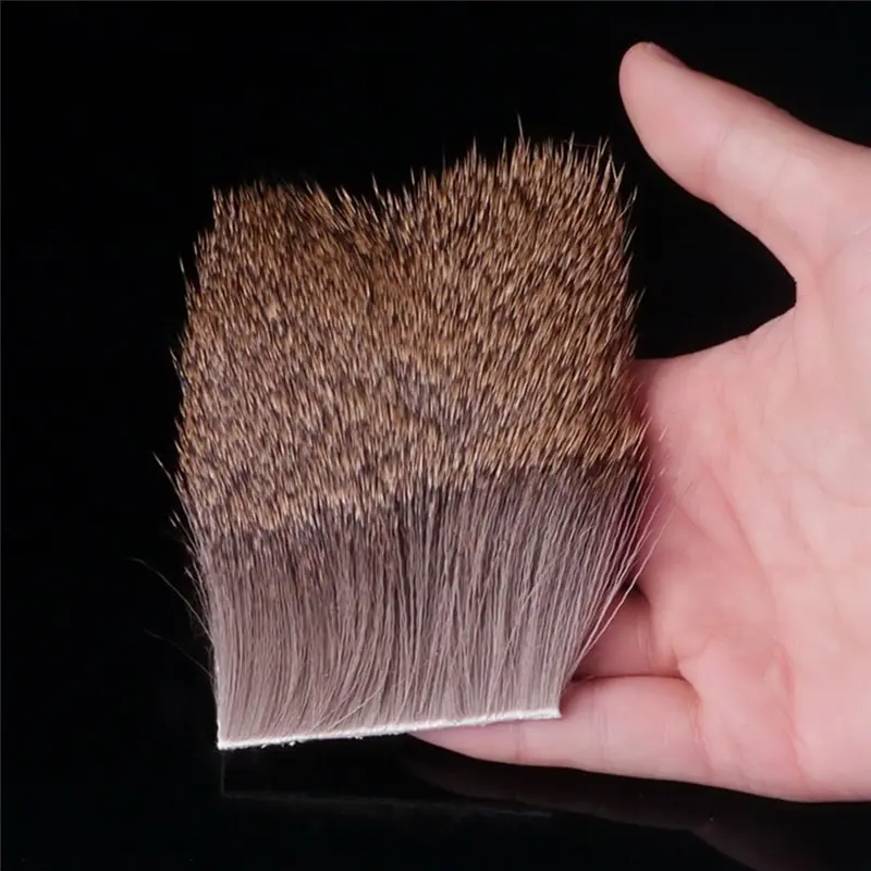 1X патч для завязывания мушек в виде оленя крупные лосиные волосы Caddis Dun сухие мухи