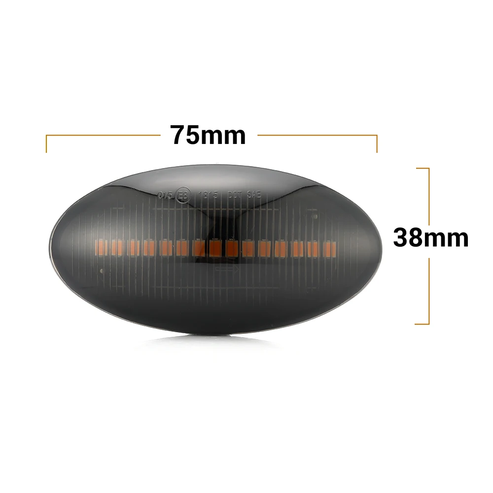 

2pcs Dynamic Side Marker Light Indicator Sequential Light Blinker Lamp For Suzuki Swift Alto Splash SX4 Jimny Grand Vitara