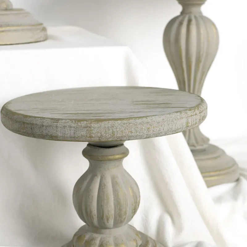 Деревянная тарелка для торта в европейском стиле из кованого железа свадебного