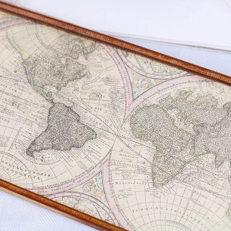 

1/12 Mini World Map Simulation Furniture Model Toys for Doll House Decoration Dollhouse Miniature Accessories