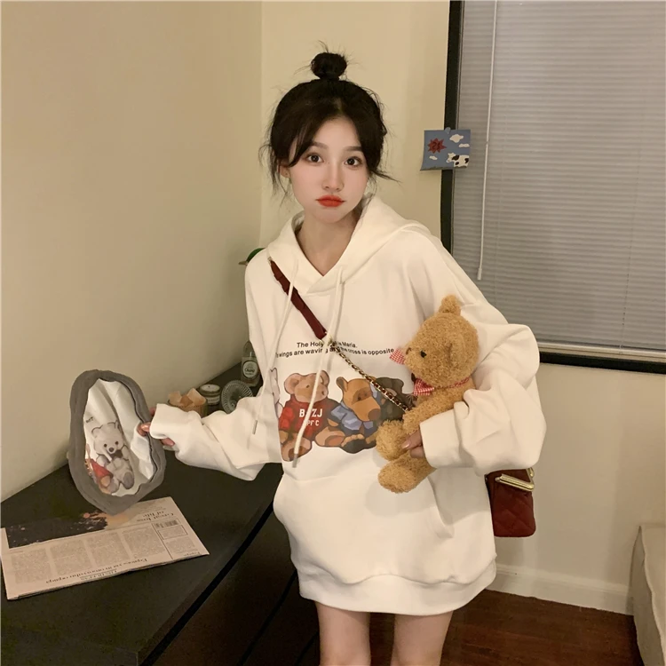

3191 2021 new style small man age reduction popular long-sleeved Sweatshirts women