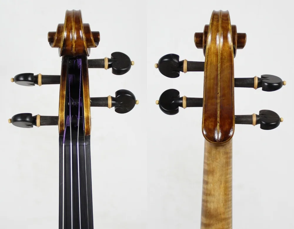 Мастер скрипки! Европейское дерево! Копия Antonio Stradivari! Сильный и глубокий тон!! мост Обер! Доминант 135B струны