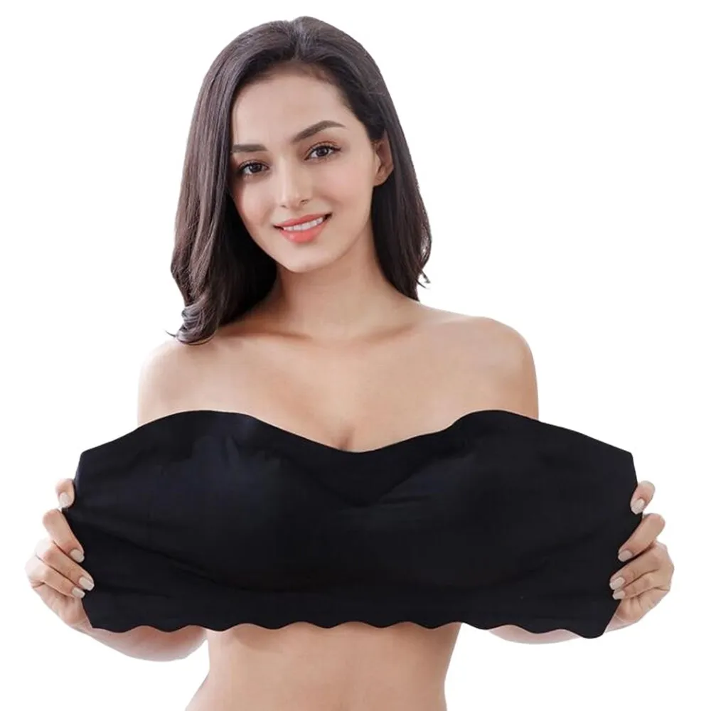 2 шт./компл. бюстгальтер с эффектом пуш ап размера плюс тонкие Нескользящие без