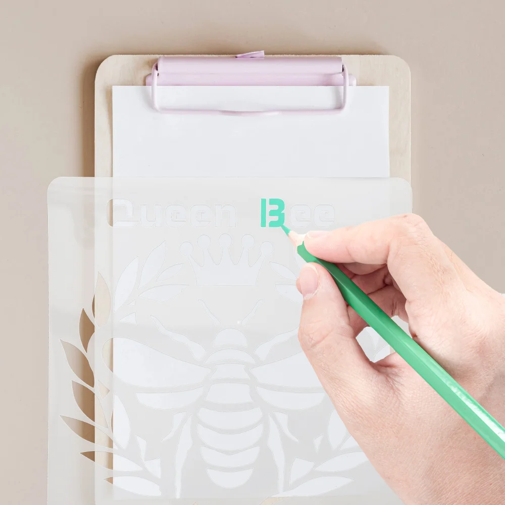 

12pcs Bee Painting Stencils Creative Art Craft Drawing Templates Kids Gifts