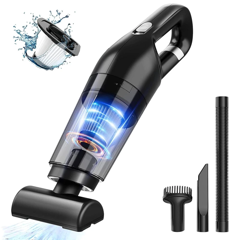 

Portable Car Vacuum Cleaner USB Chargable Vacuum Cleaner 10000Pa High Power Vacuum for Car Detailing Interior Cleaning