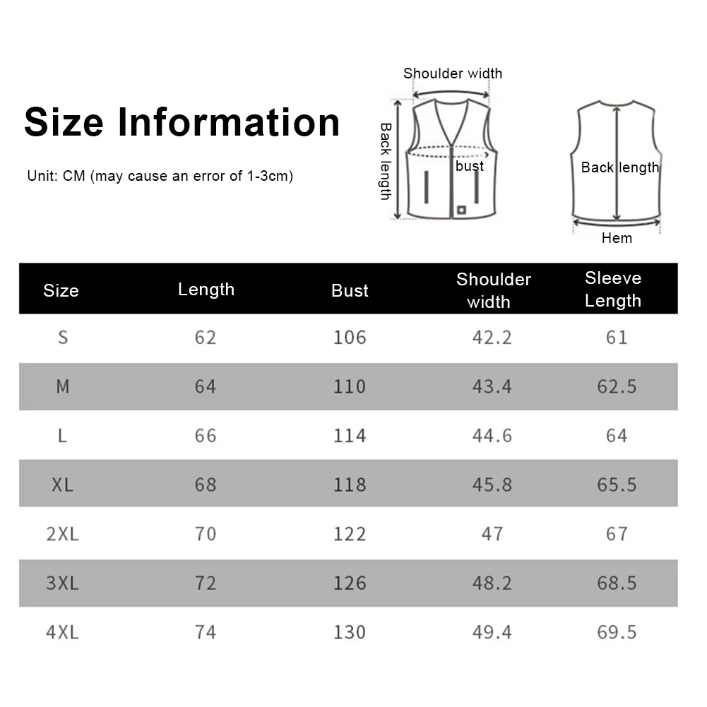 

USB Charging Heating Cotton Coat Heating Male Father Intelligent Heating Cotton Clothes for the Middle-aged The Elderly Winter