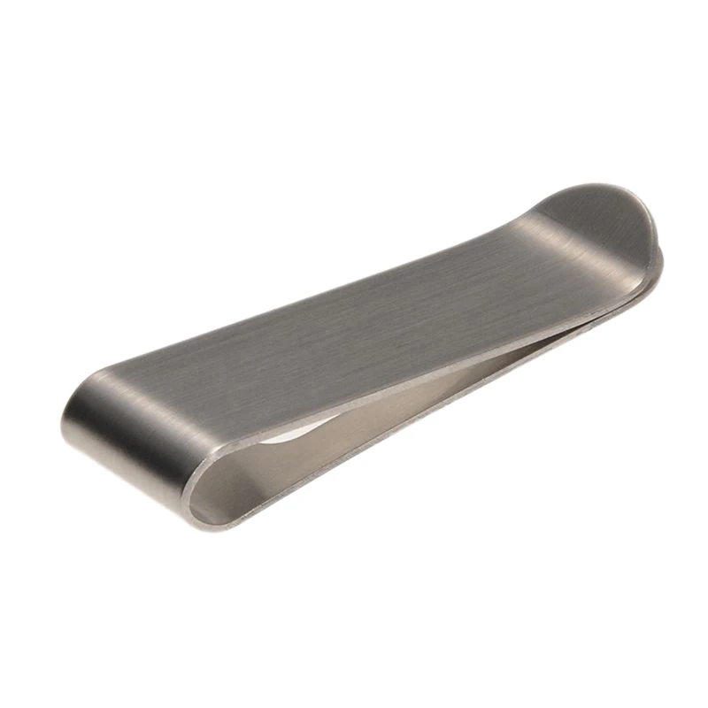 

Mini Stainless Steel Slim Money Clip Purse Credit Card ID Cash Holder