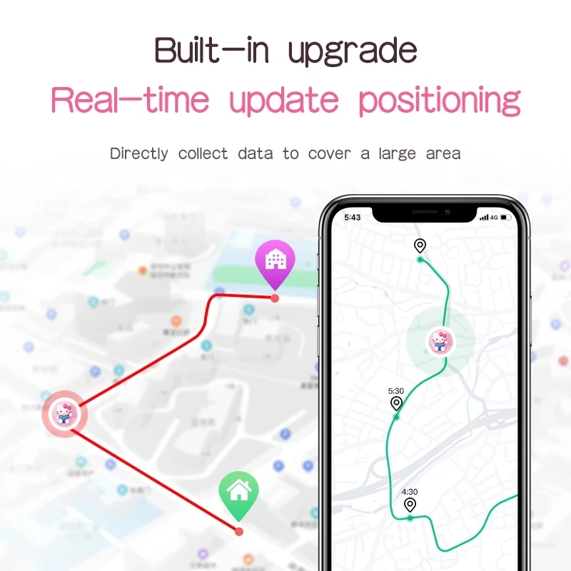 Милый разблокированный сотовый телефон для детей с двумя Sim-картами и четырьмя