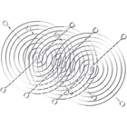 Металлический защитный гриль для вентилятора, 3 шт., 120 мм, 4,7 дюйма, для вентилятора ПК