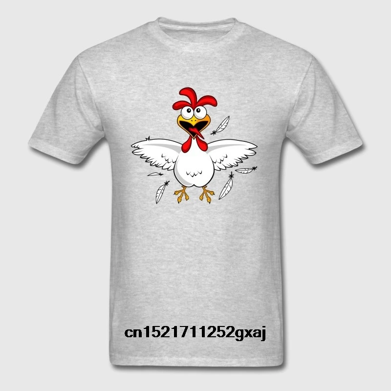 Мужская футболка забавная мультяшная курица модная Новинка Женская
