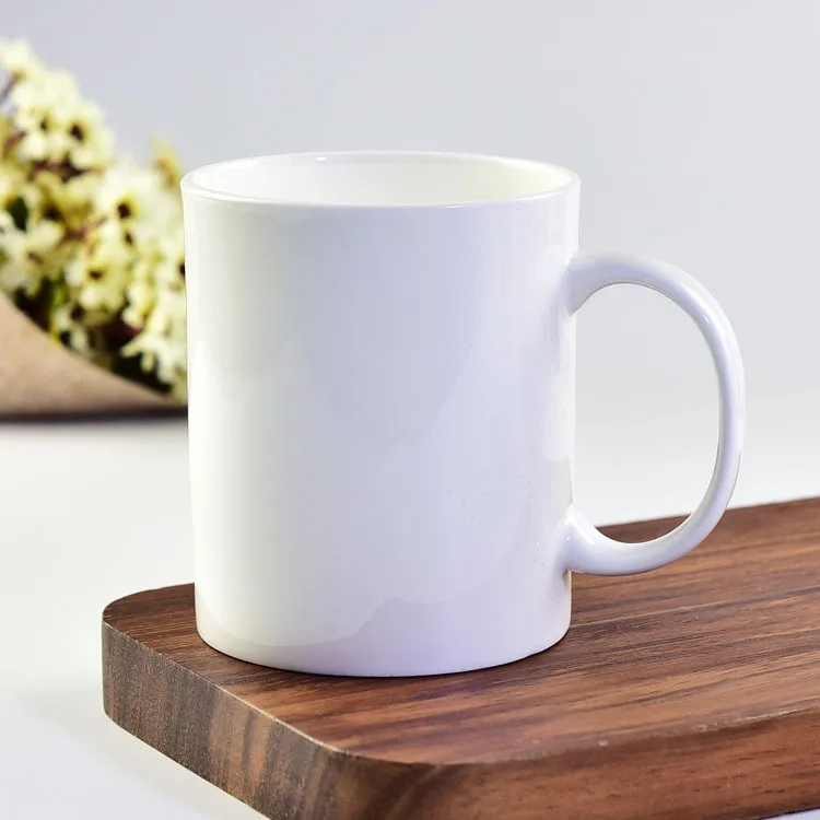 

Bone porcelain cup Creative ceramic mark water cup Company event gifts