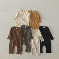 newborn 2021 autumn dinosaur print romper long sleeve cotton soft bebe rompers infant jumpsuit pajamas set clothes 0 24m
