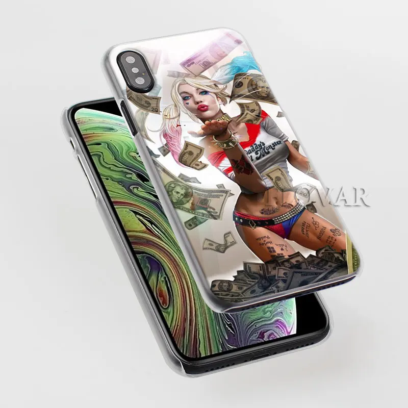 Харли Куинн самоубийцы отряд чехол для Apple iPhone 11 Pro 11 Pro MAX X XR XS MAX 7 8 6 6s Plus 5s SE Hosing Cover Coque