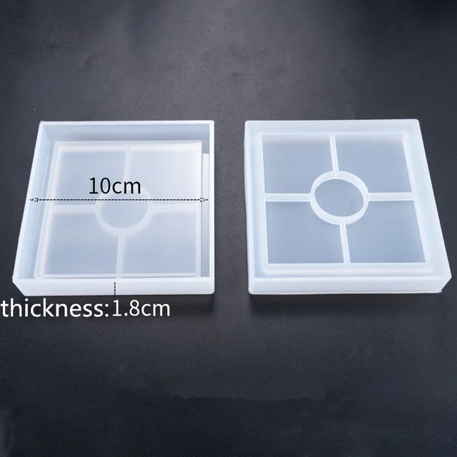 Новое поступление 1 шт. квадратная круглая многоугольная силиконовая форма