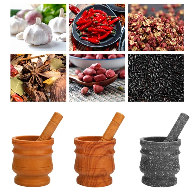 

Granite Pestle & Mortar Set Stone Herb Spice Grinder Solid Grinder Cooking Set