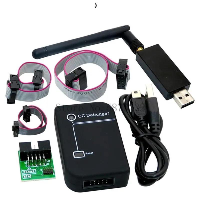 

Zigbee Emulator CC2531 CC-Debugger USB Programmer CC2540 Sniffer with shell+ antenna Bluetooth Module Connector Downloader Cable