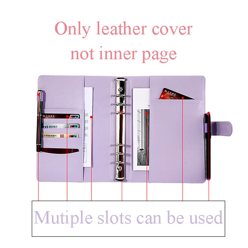 Оптовая продажа Новое поступление А6 кожаный блокнот Макарон переплет