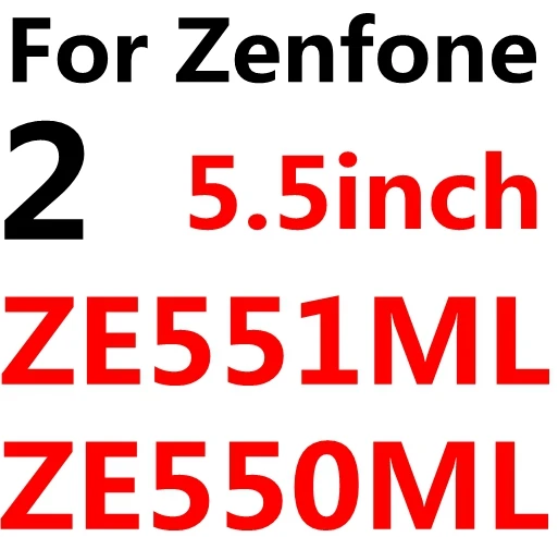 ZE551ML С уровнем твердости 9H 0,26 мм прозрачное закаленное Стекло для Asus Zenfone 2 Laser Ze500KL Ze550KL 5 GO ZC451TG Zenfone 3 Max Zc520TL ZB452KG ZC553KL ZB500KL пленка - Цвет: ZE551ML