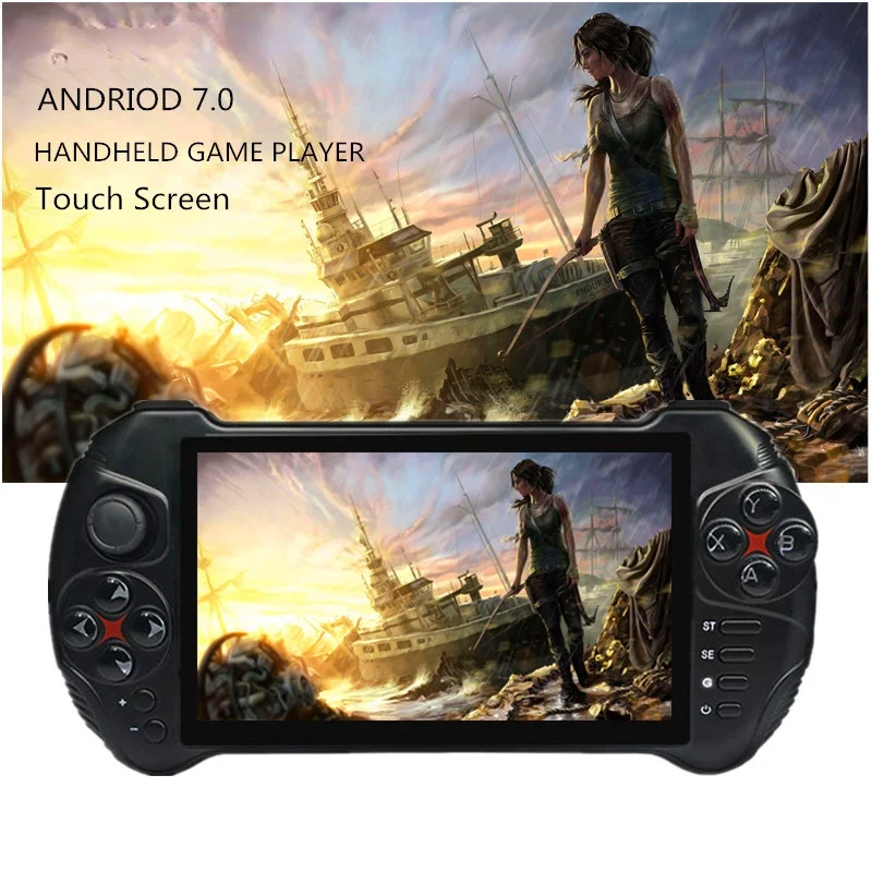

X15 Handheld Game Console 3000MA battery 5.5 INCH 1280*720 HD Andriod 7.0 MTK8163 quad core 32G ROM Video Game console