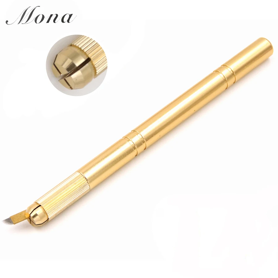 Ручка для татуажа бровей из нержавеющей стали 1 шт. |