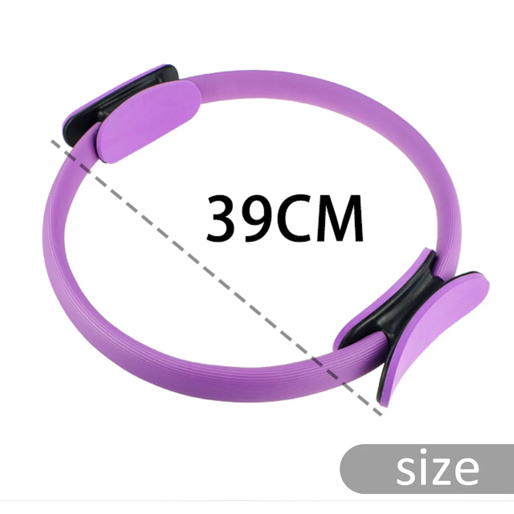 

Yoga Pilates Ring Magic Wrap Slimming Body Building Training Heavy Duty PP+NBR Material Yoga Circle Pilates Accessories