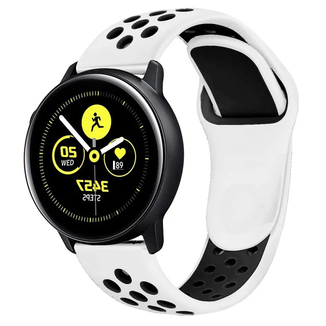 

Ремешок силиконовый для Samsung Galaxy Watch 46 мм 42 мм, спортивный браслет для Samsung Gear S3 Frontier/Classic active 2 Huawei Watch 2, 22 мм