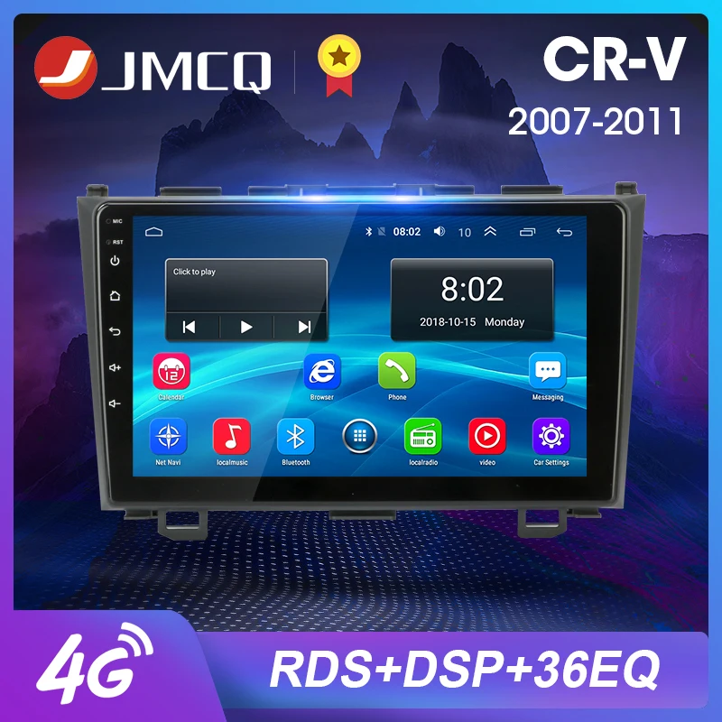 2G + 32G 2din Android 8 1 автомобильный Радио Мультимедийный DVD плеер для Honda CRV CR V 2007 2011 4G WiFi
