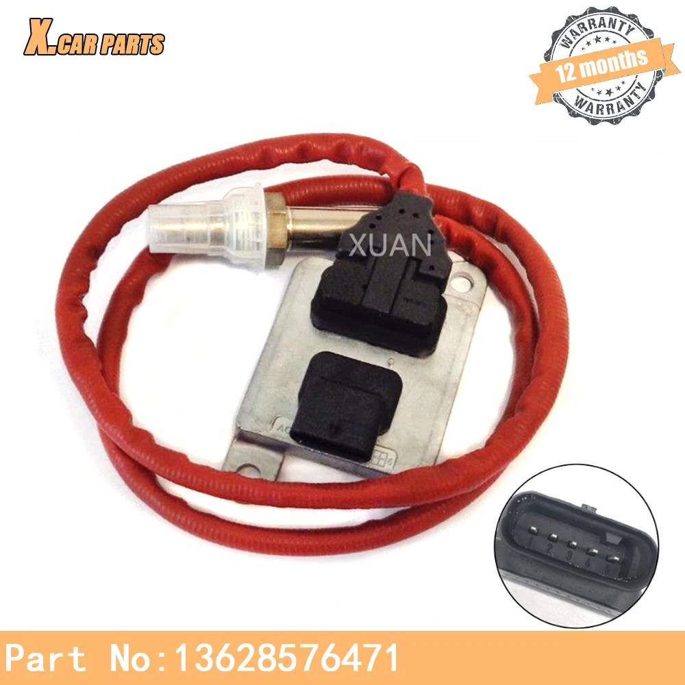 

Новый изготовленный датчик азота NOX 13628576471 для BMW Seria 3 5 7 X3 E90 F01 F02 F07 F10 F25 F30, лямбда-оксид, датчик O2