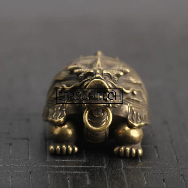 50 шт. медные брелоки в виде черепахи|Фигурки животных для чаепития| |