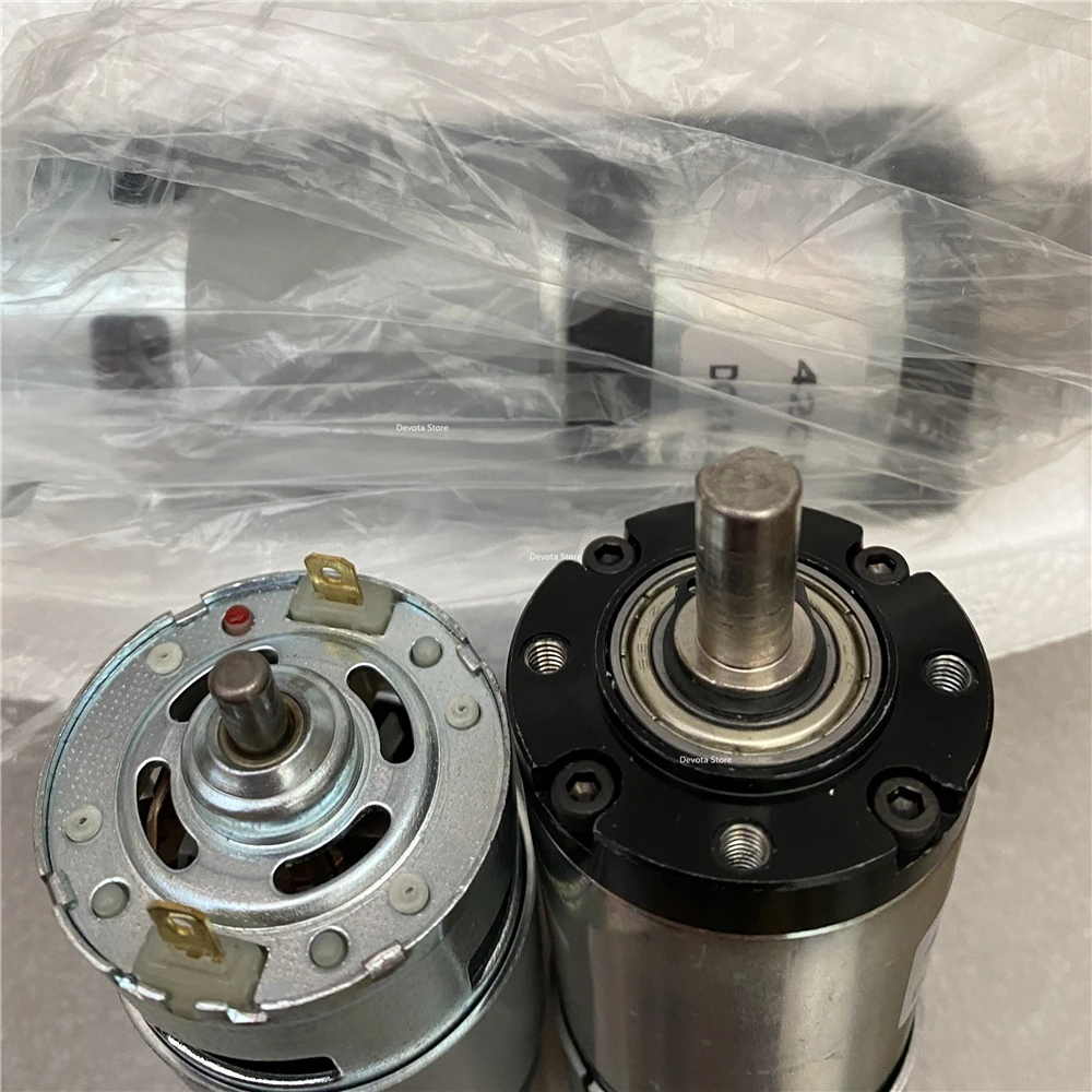 42GP775 AC/DC 12V/24V DC планетарный редуктор 42 мм крутящий момент металл сделай сам