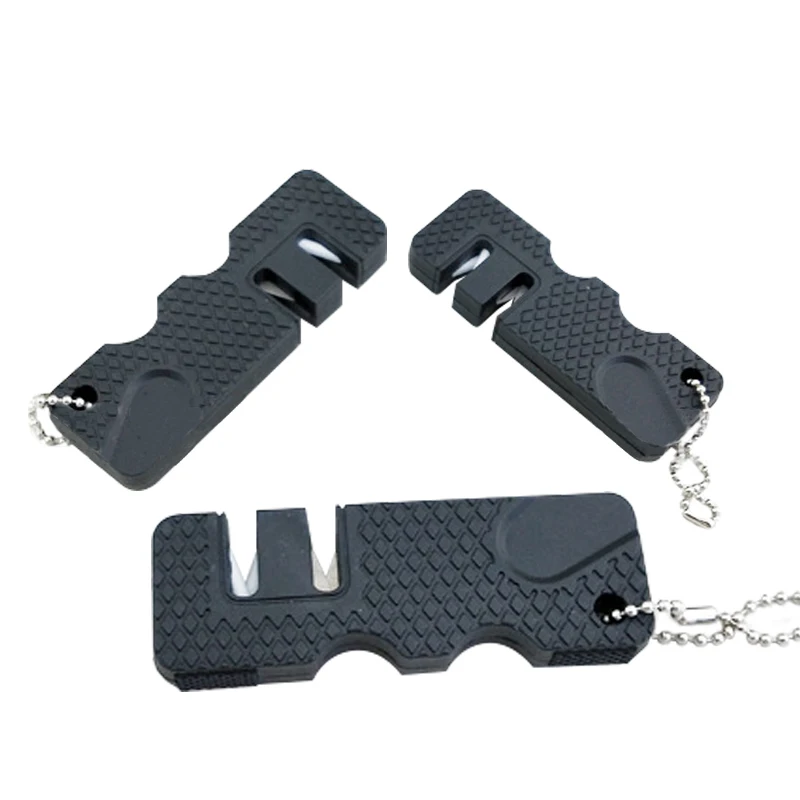 

Portable Ceramic Knife Sharpener, Folding Multifunctional Tungsten Steel Sharpener for Hiking and Camping, Pocket Size