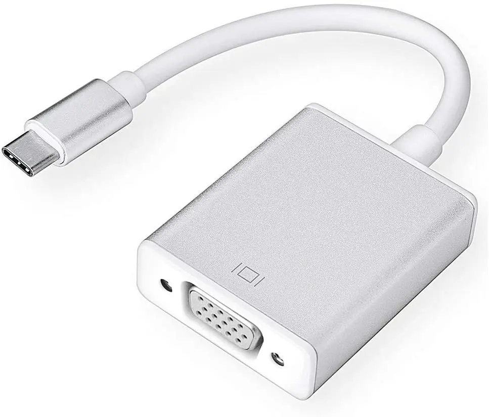 Адаптер USB 3 1 Type C к VGA совместим с MacBook Pro Air 2018 Dell XPS 13/15 Surface Book 2|Кабели VGA| |