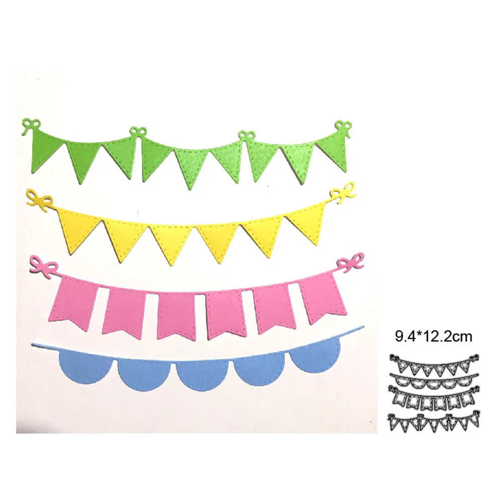 

Christmas Banner Metal Cutting Dies Stencils dies for DIY Scrapbooking Paper Craft Decoration Embossing Dies Craft Dies 2021 NEW