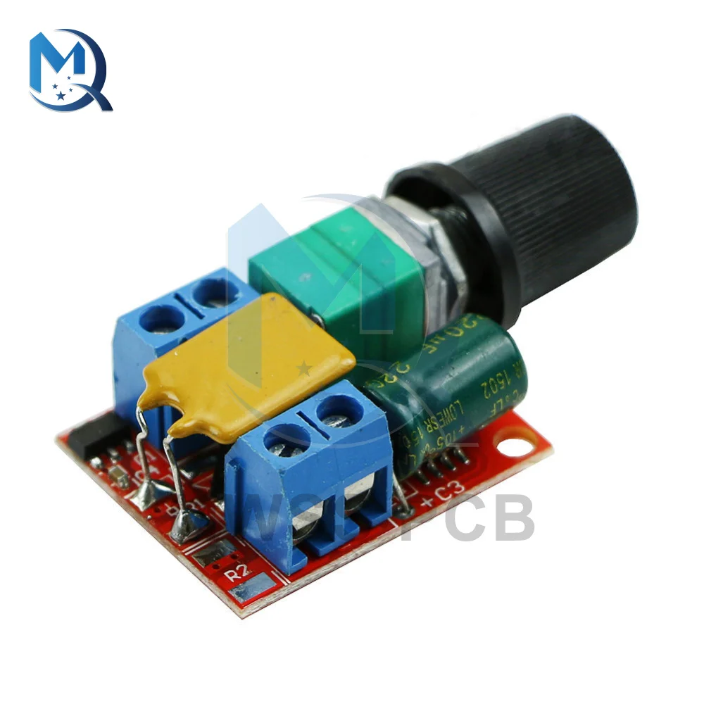 DC-DC 3V 35V Скорость Управление переключатель мини 5A PWM Max 90W контроллер скорости