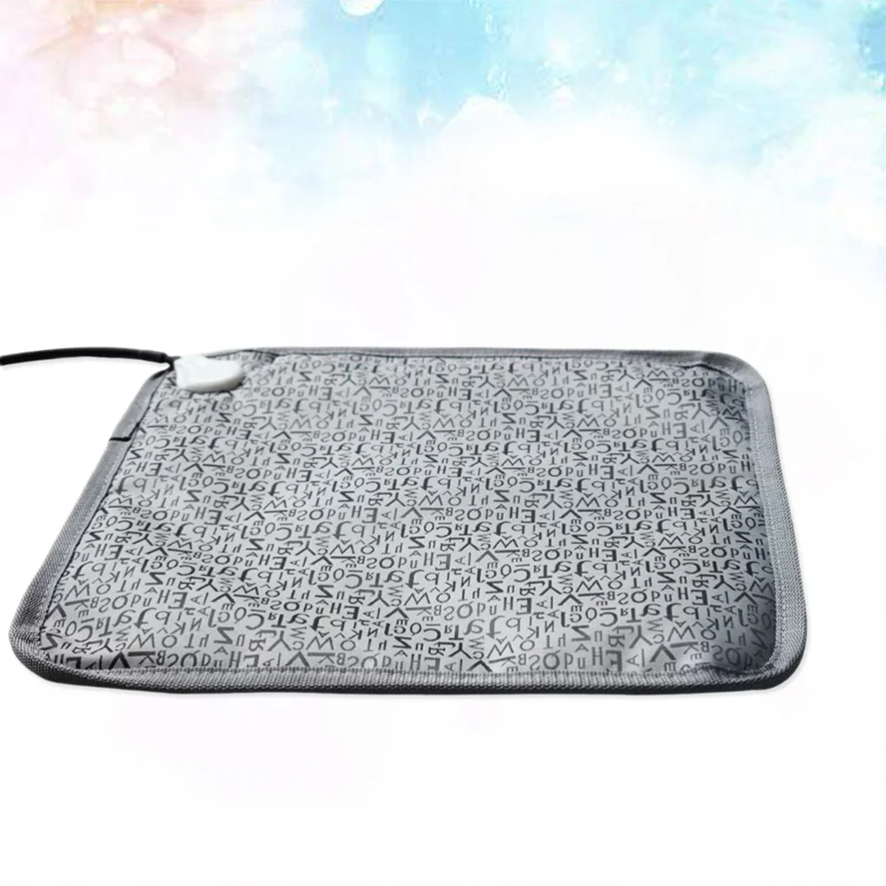 

45 x 45 Pet Bed Heating Pad Temperature Control Dog Cat Bunny Kitty Heater Mat Warm Mate Blanket (Letter Type)