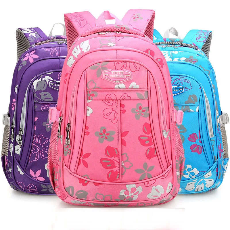 Большой Ёмкость Водонепроницаемый школьные сумки для девочек легкие и удобные