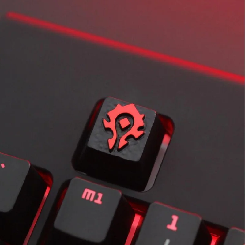 LOL/OW/DOTA тематические колпачки для ключей с ручной гравировкой из алюминиевого