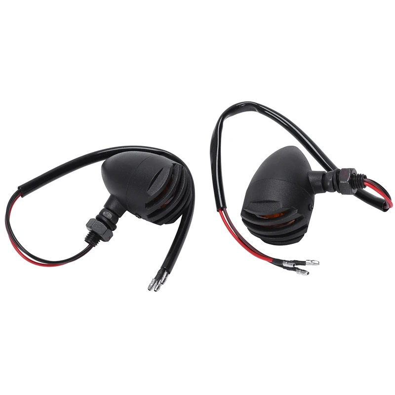 Пара гриль 12V мотоцикл указатель поворота светильник для Чоппер лампы | Лампы и