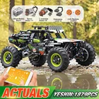 Игрушечный автомобиль MOULD KING 18002, модель багги на радиоуправлении, MOC-19517, рождественские игрушки, подарки, в приложении