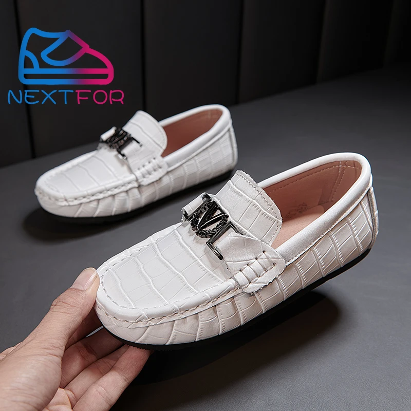 

Classic Children Lazy Shoes Fashion Slip-on Walking Children Girls Shoes Original Soft Bottom Pu Children Flat Shoes Boys Loafer