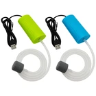 Ультратихий аквариумный воздушный насос, мини USB аквариумный аэратор, портативный воздушный насос для рыбалки с воздушным камнем и трубкой