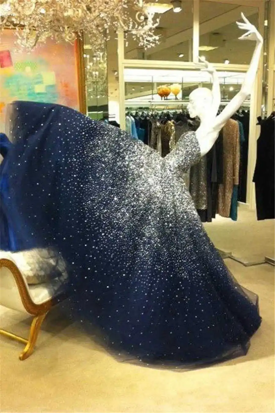 

Роскошные Bling серебряные блестящие платья для выпускного вечера со стразами длинные стразы вечерние пышные платья на шнуровке сзади