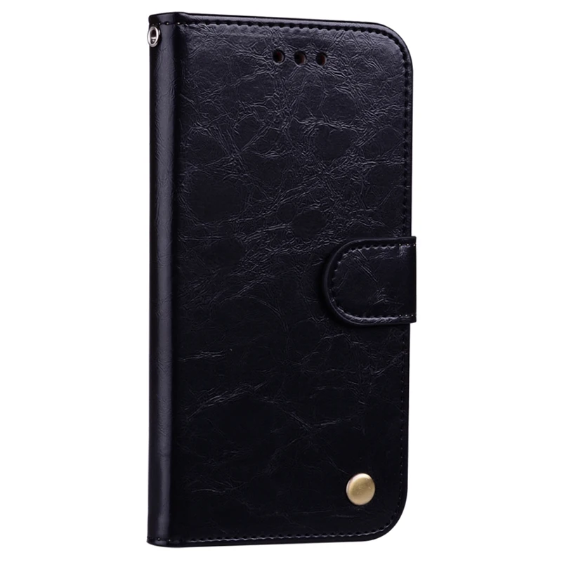 Black Классический чехол для huawei Y5 Y6 Y7 Prime Y3 Y5II Y5 II 2 роскошный качественный кожаный чехол-бумажник с отделением для карт+ отделение для денег - Цвет: Black