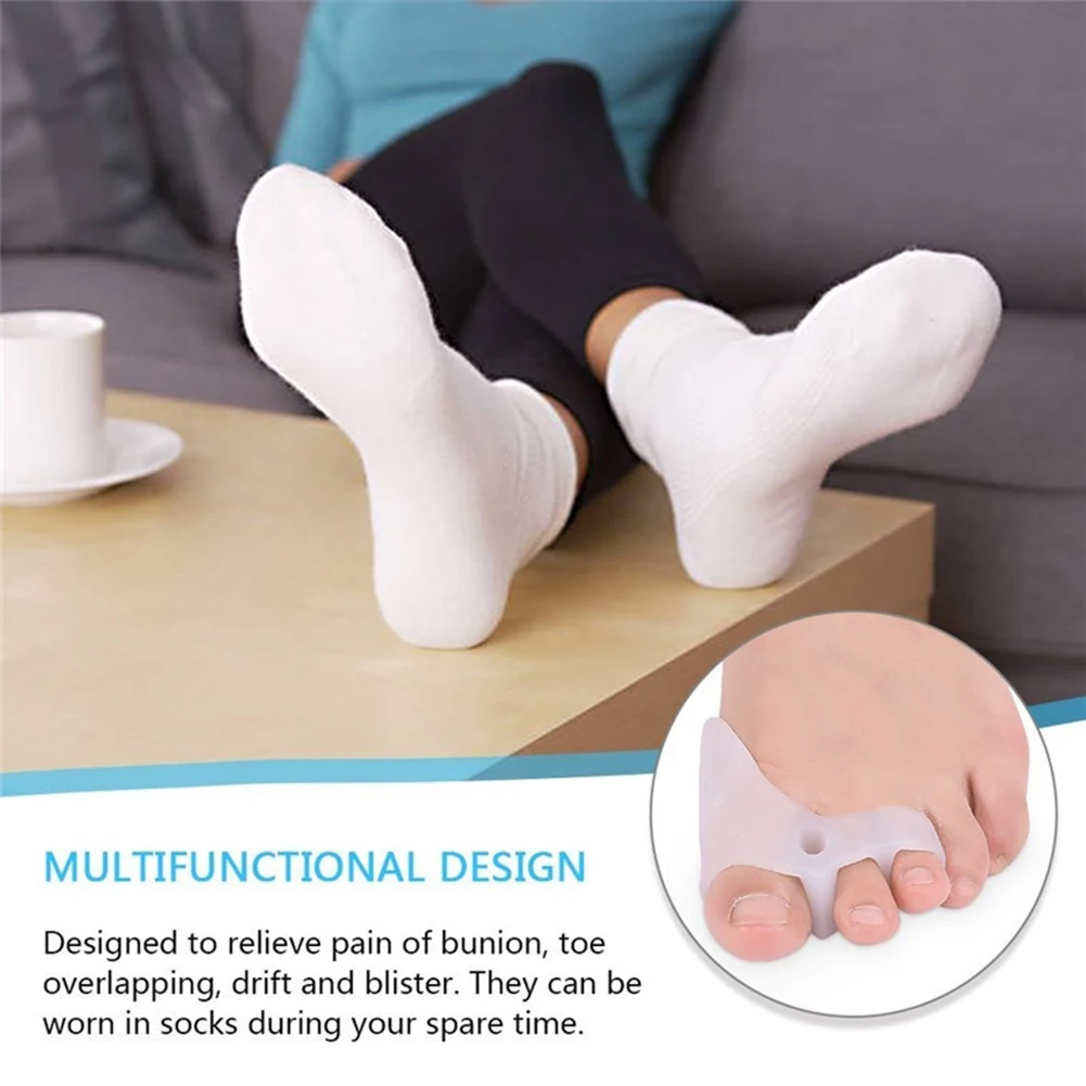 2Pcs Bunion Corrector Pain Relief Hammer Toe Separator with Forefoot Care Pads | Красота и здоровье