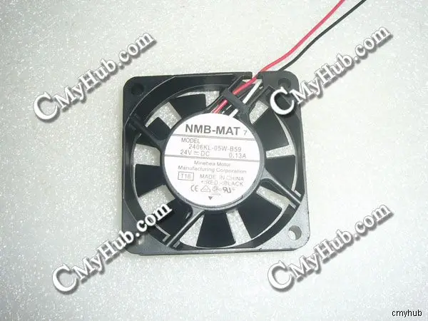 

New For NMB 2406KL-05W-B59 A90L-0001-0511 6015 18.3CFM 24V 0.13A Fanuc Cooling Fan