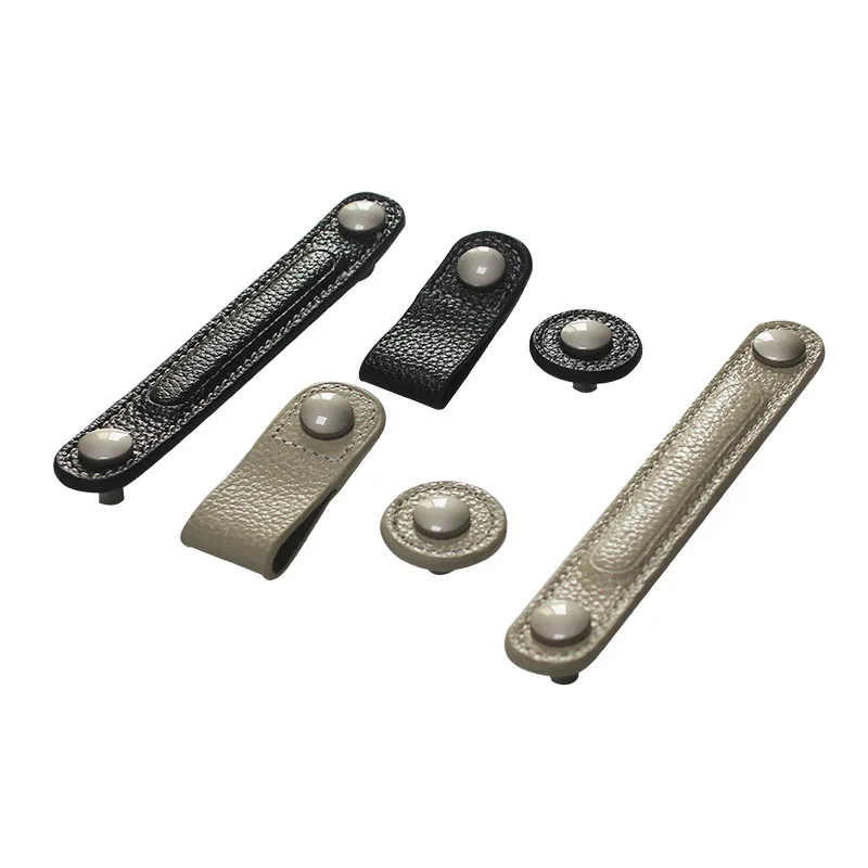 Простая ручка для двери из растительного дубления 128 мм мягкая детской комнаты