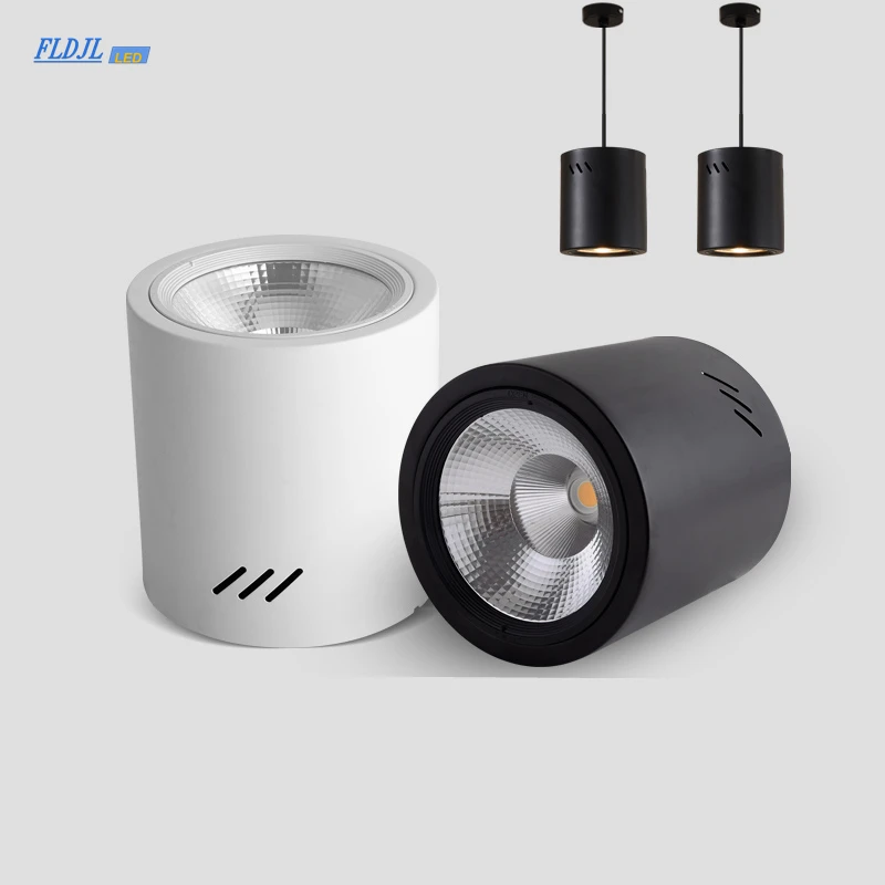 Встраиваемая Поверхностная лампа 10 Вт 15 20 с регулируемой яркостью потолочный