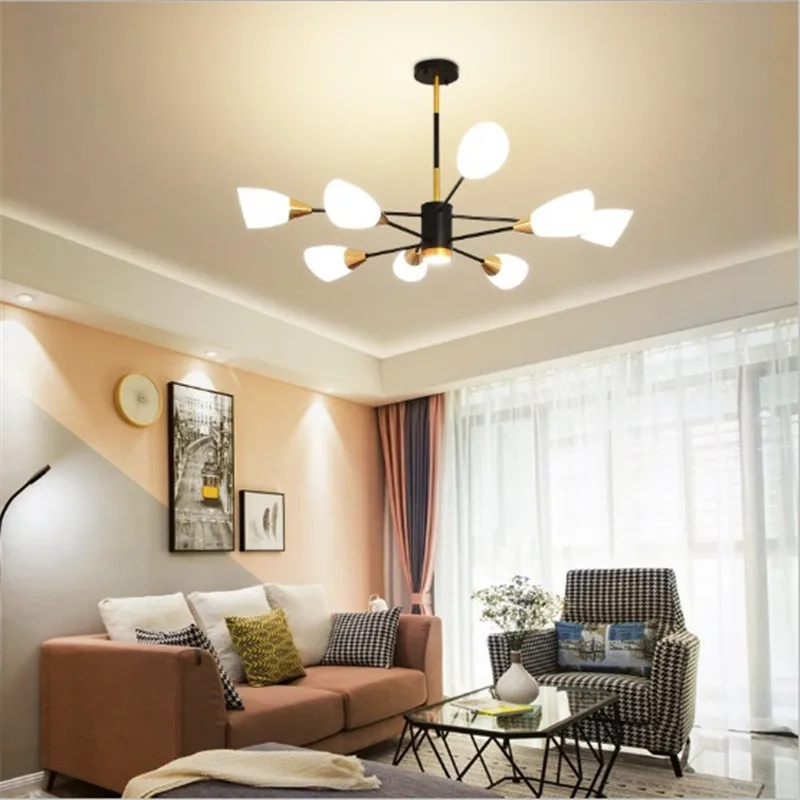 Новый светодиодный светильник в скандинавском стиле для гостиной столовой